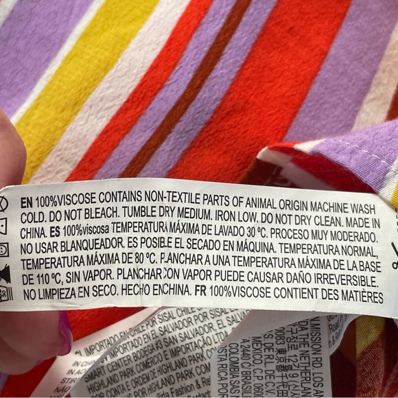 FOREVER 21 Striped Boxy Cropped Top - Picture 6 of 9